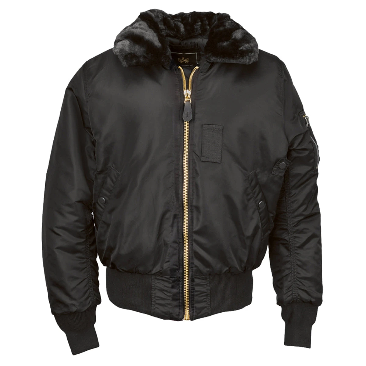 Alpha Industries Men's Black B-15 Flight Jacket 1 Alpha Industries Men's Black B-15 Flight Jacket