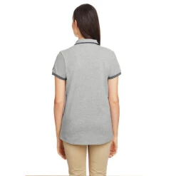 Nautica Women's Oxford Deck Polo -Best Clothing Shop N17168 Oxford HTB