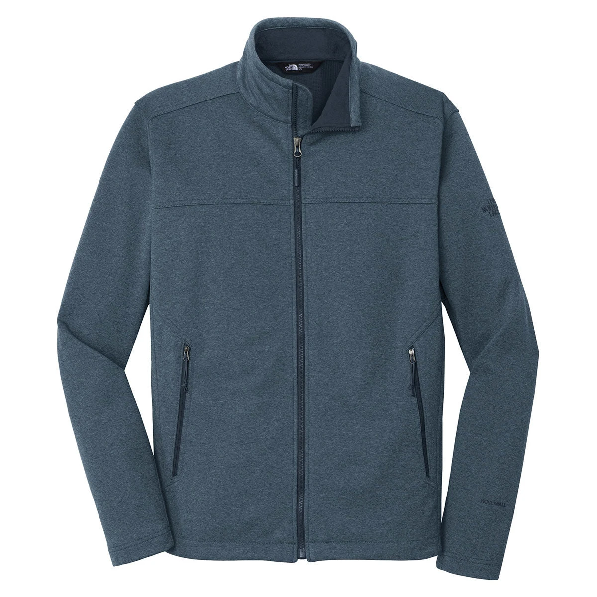 The North Face Men's Urban Navy Heather Ridgeline Soft Shell Jacket 1 The North Face Men's Urban Navy Heather Ridgeline Soft Shell Jacket