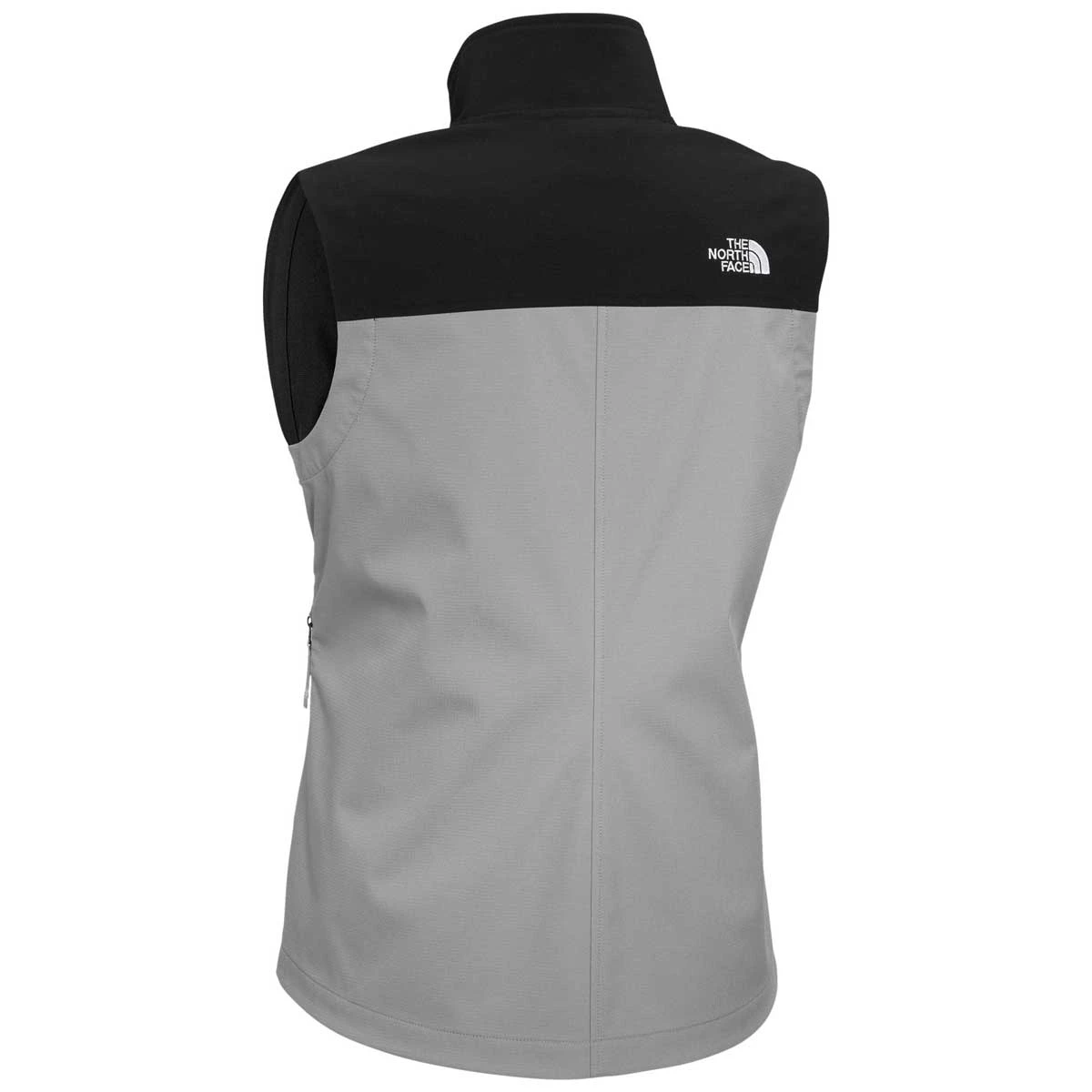 The North Face Women's Mid Grey Castle Rock Soft Shell Vest 2 The North Face Women's Mid Grey Castle Rock Soft Shell Vest - Image 2