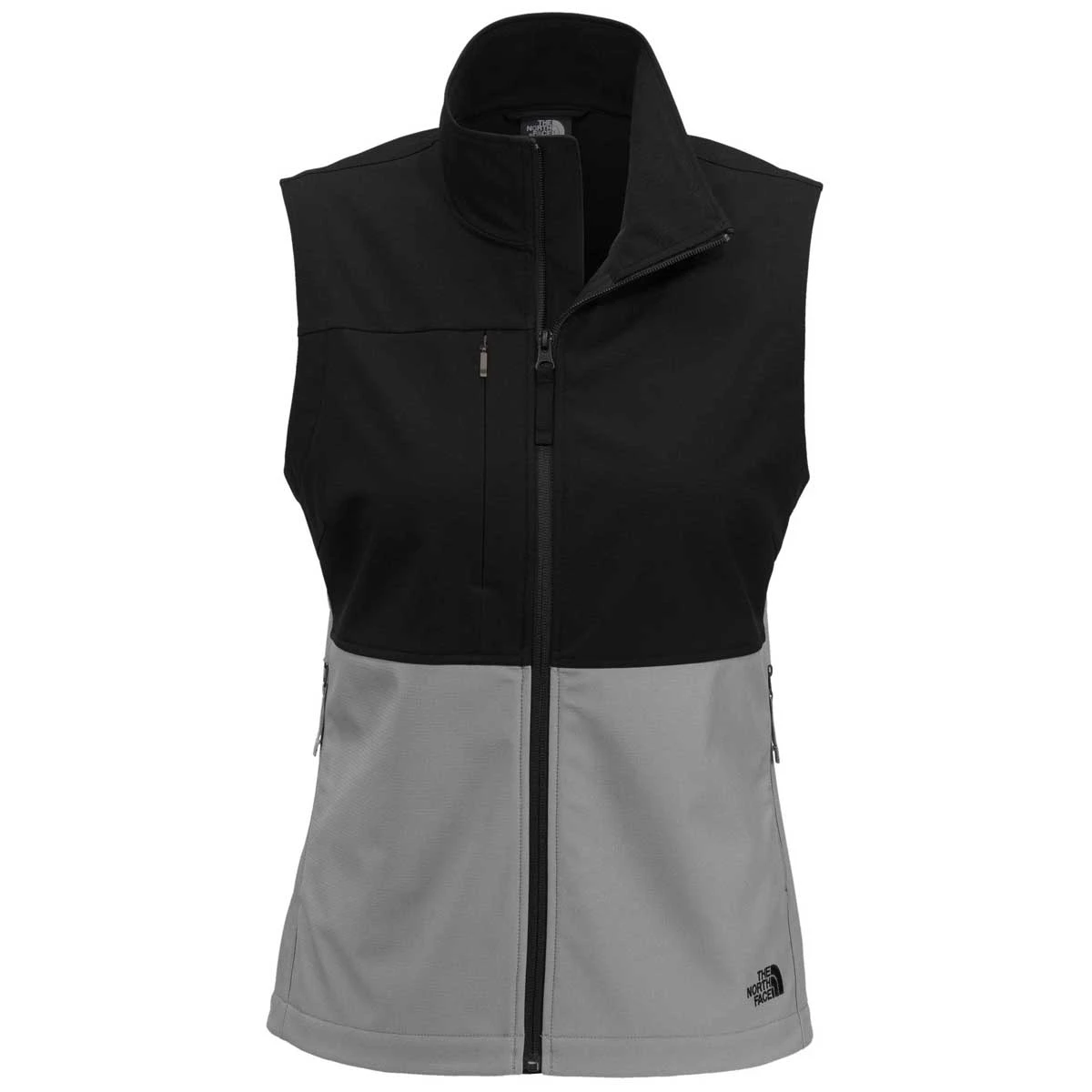 The North Face Women's Mid Grey Castle Rock Soft Shell Vest 1 The North Face Women's Mid Grey Castle Rock Soft Shell Vest