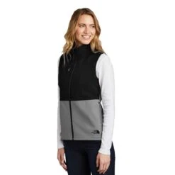 The North Face Women's Mid Grey Castle Rock Soft Shell Vest 9 The North Face Women's Mid Grey Castle Rock Soft Shell Vest -Best Clothing Shop NF0A5543 Mid Grey HTS