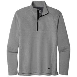 OGIO Men's Petrol Grey Heather Transition Quarter Zip