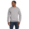 Hanes Men's Light Steel 7.8 Oz. EcoSmart 50/50 Fleece Crew