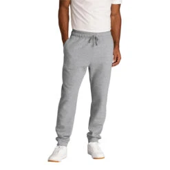 Port & Company Men's Athletic Heather Core Fleece Jogger -Best Clothing Shop PC78J Athletic Heather HTF