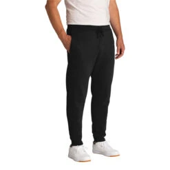 Port & Company Men's Jet Black Core Fleece Jogger -Best Clothing Shop PC78J Jet Black HTS