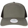 Legacy Charcoal Slub/Black Five-Panel Trucker Cap