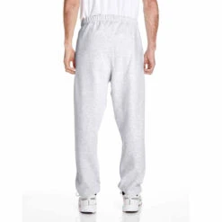 Champion Men's Silver Grey Reverse Weave Fleece Pant -Best Clothing Shop RW10 Silver Grey HTB