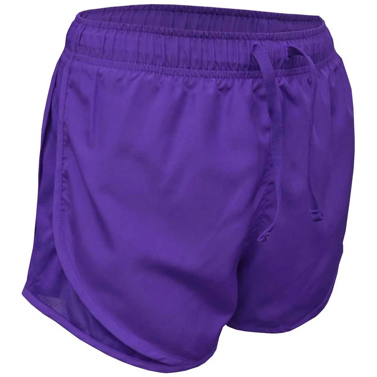 BAW Women's Purple Solid Running Shorts 1 BAW Women's Purple Solid Running Shorts