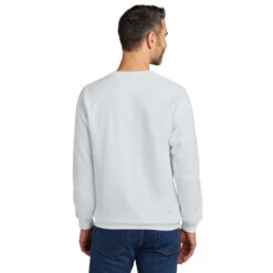 Gildan Men's White Softstyle Crewneck Sweatshirt -Best Clothing Shop SF000 White HTB