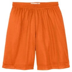 Sport-Tek Men's Deep Orange PosiCharge Classic Mesh Short