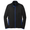 Sport-Tek Men's Black/ True Royal Sport-Wick Stretch Contrast Full-Zip Jacket