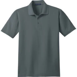 Port Authority Men's Steel Grey Tall Stain-Resistant Polo