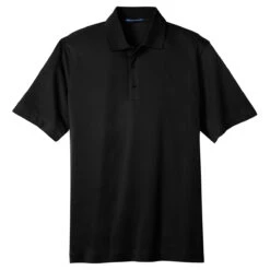 Port Authority Men's Black Tall Tech Pique Polo