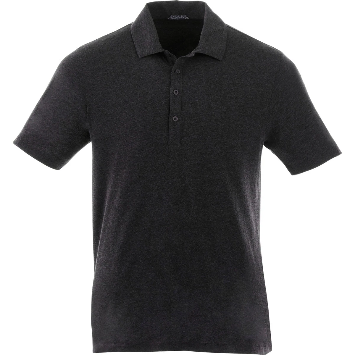 Elevate Men's Heather Dark Charcoal Acadia Short Sleeve Polo 1 Elevate Men's Heather Dark Charcoal Acadia Short Sleeve Polo