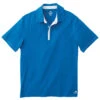 Roots73 Men's Baltic Blue/White Stillwater Short Sleeve Polo
