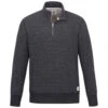 Roots73 Men's Black Mix Paddlecreek Fleece Quarter Zip