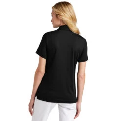 TravisMathew Women's Black Oceanside Solid Polo -Best Clothing Shop TM1WW001 Black HTB