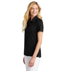 TravisMathew Women's Black Oceanside Solid Polo -Best Clothing Shop TM1WW001 Black HTS