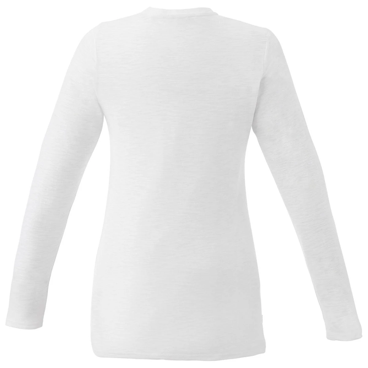 Elevate Women's White Holt Long Sleeve Tee 2 Elevate Women's White Holt Long Sleeve Tee - Image 2