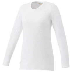 Elevate Women's White Holt Long Sleeve Tee