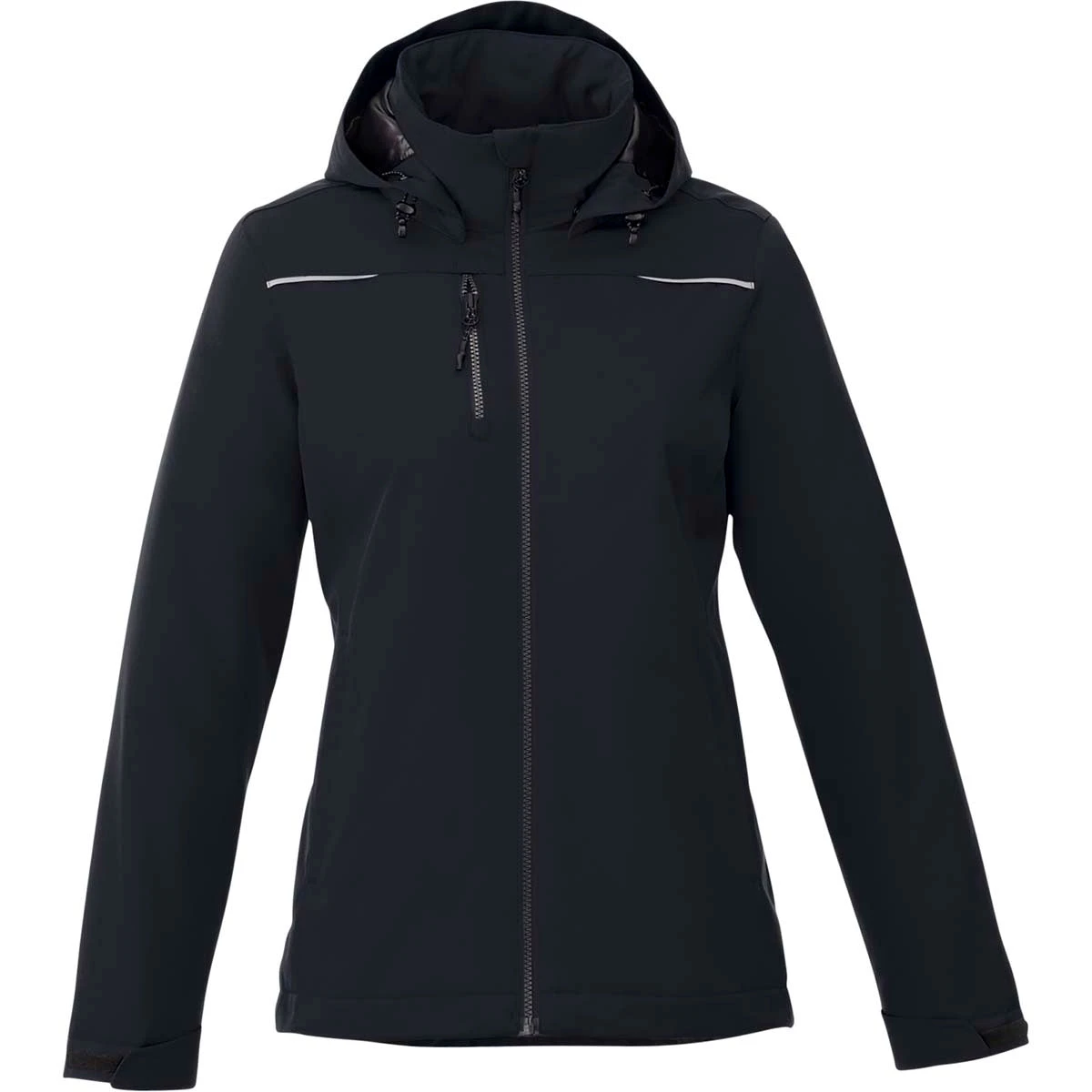 Elevate Women's Black Colton Fleece Lined Jacket 1 Elevate Women's Black Colton Fleece Lined Jacket
