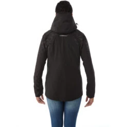 Elevate Women's Black Yamaska 3-IN-1 Jacket -Best Clothing Shop TM99306 995 HTB
