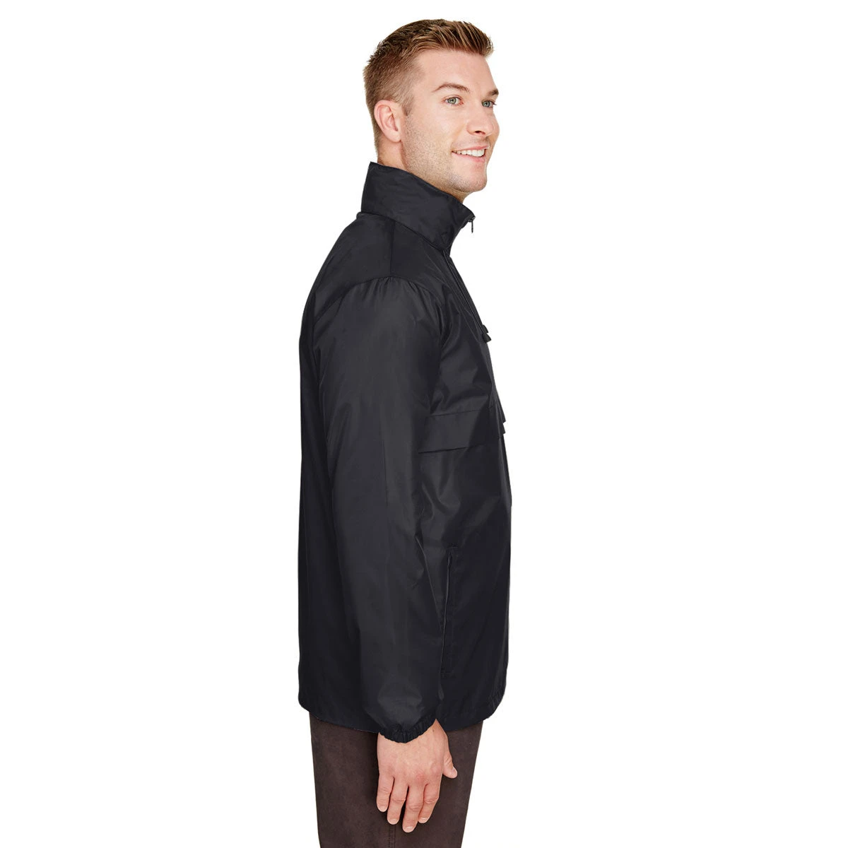 Team 365 Men's Black Zone Protect Lightweight Jacket 5 Team 365 Men's Black Zone Protect Lightweight Jacket - Image 5