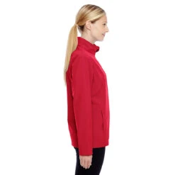Team 365 Women's Sport Red Leader Soft Shell Jacket -Best Clothing Shop TT80W Sport Red HTS