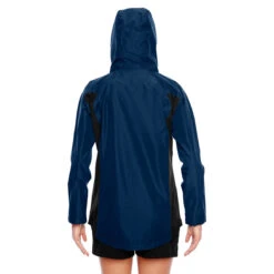 Team 365 Women's Sport Dark Navy Dominator Waterproof Jacket -Best Clothing Shop TT86W Sport Dark Navy HTB