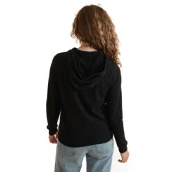 Marine Layer Women's Black Sunset Pullover Hoodie -Best Clothing Shop WLHP3 Black HTB