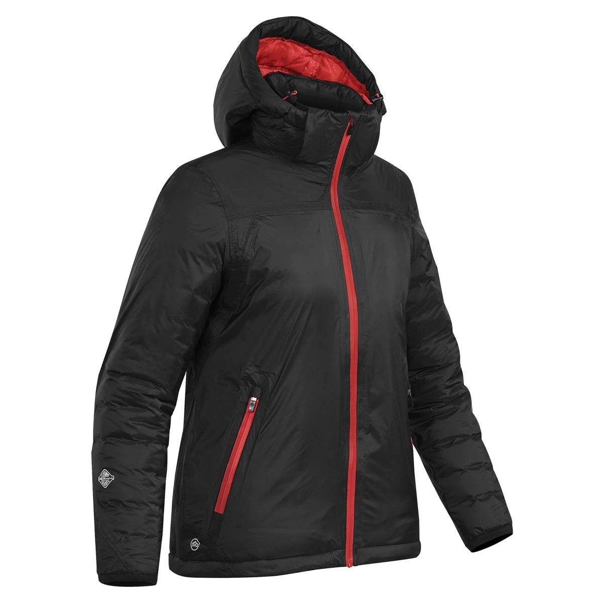 Stormtech Women's Black/Bright Red Black Ice Thermal Jacket 3 Stormtech Women's Black/Bright Red Black Ice Thermal Jacket - Image 3