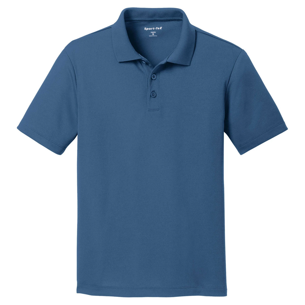 Sport-Tek Youth Dawn Blue PosiCharge RacerMesh Polo 1 Sport-Tek Youth Dawn Blue PosiCharge RacerMesh Polo