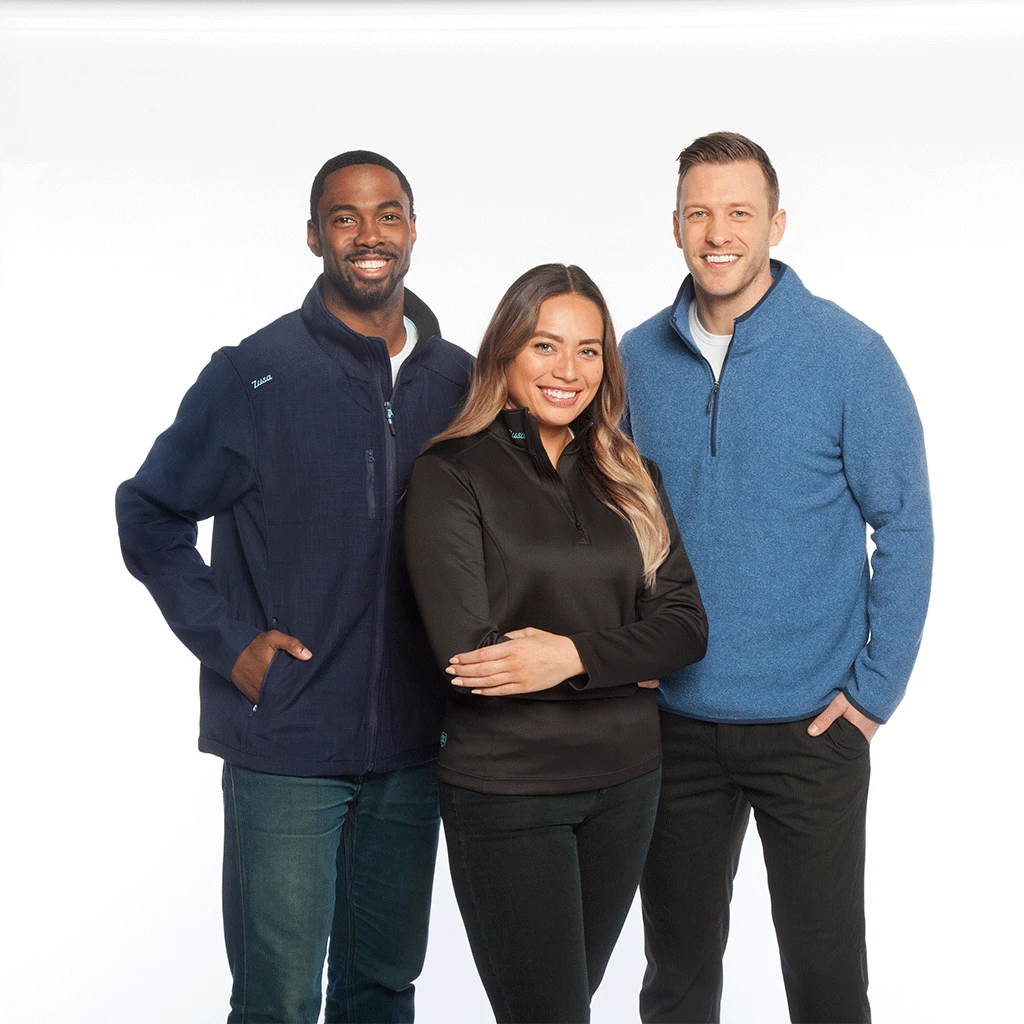 Zusa Men's Royal Chilly Fleece Quarter Zip 4 Zusa Men's Royal Chilly Fleece Quarter Zip - Image 4