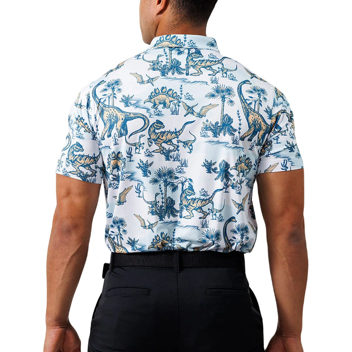 Waggle Men's Land Before Golf Polo 2 Waggle Men's Land Before Golf Polo - Image 2